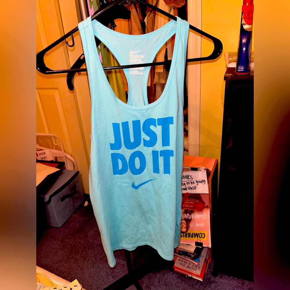 Light Blue Nike Tank Top- size small
